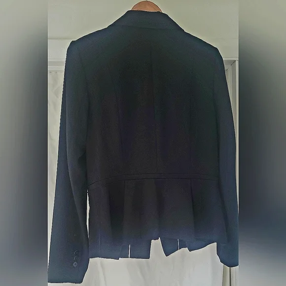 WHBM Black Tailored One Button Size 10 Blazer - Picture 3 of 5